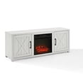 thumbnail image 1 of Crosley Furniture Gordon Wood TV stand for TVs up to 58" w/ Fireplace in White, 1 of 6