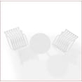 thumbnail image 1 of Crosley Furniture Gracie 3 Piece Outdoor Metal Bistro Set in White Satin, 1 of 2