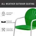 thumbnail image 1 of Crosley Furniture Griffith 3 Piece Metal Patio Conversation Set in Green, 1 of 2