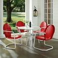 thumbnail image 1 of Crosley Furniture  Griffith White Metal 5-piece Outdoor Dining Set - N/A, 1 of 4