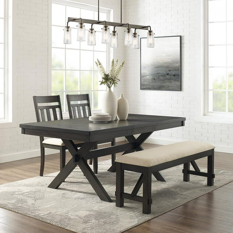 Crosley Furniture Hayden Wood 4 Piece Butterfly Leaf Trestle