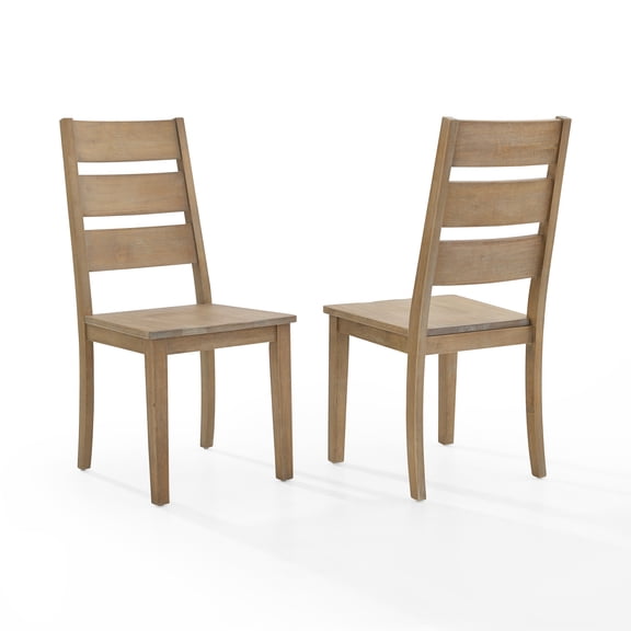Crosley Furniture Joanna 2Pc Ladder Back Chair Set Rustic Brown - 2 Ladder Back Chairs