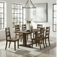 thumbnail image 1 of Crosley Furniture Joanna 7-Piece Dining Table Set in 6 Dark Oak, 1 of 9