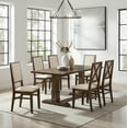 thumbnail image 1 of Crosley Furniture Joanna 7-Piece Dining Table Set in Dark Oak/Creme, 1 of 9