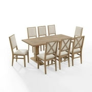 Joanna 9Pc Dining Set - Table & 8 Upholstered Back Chairs