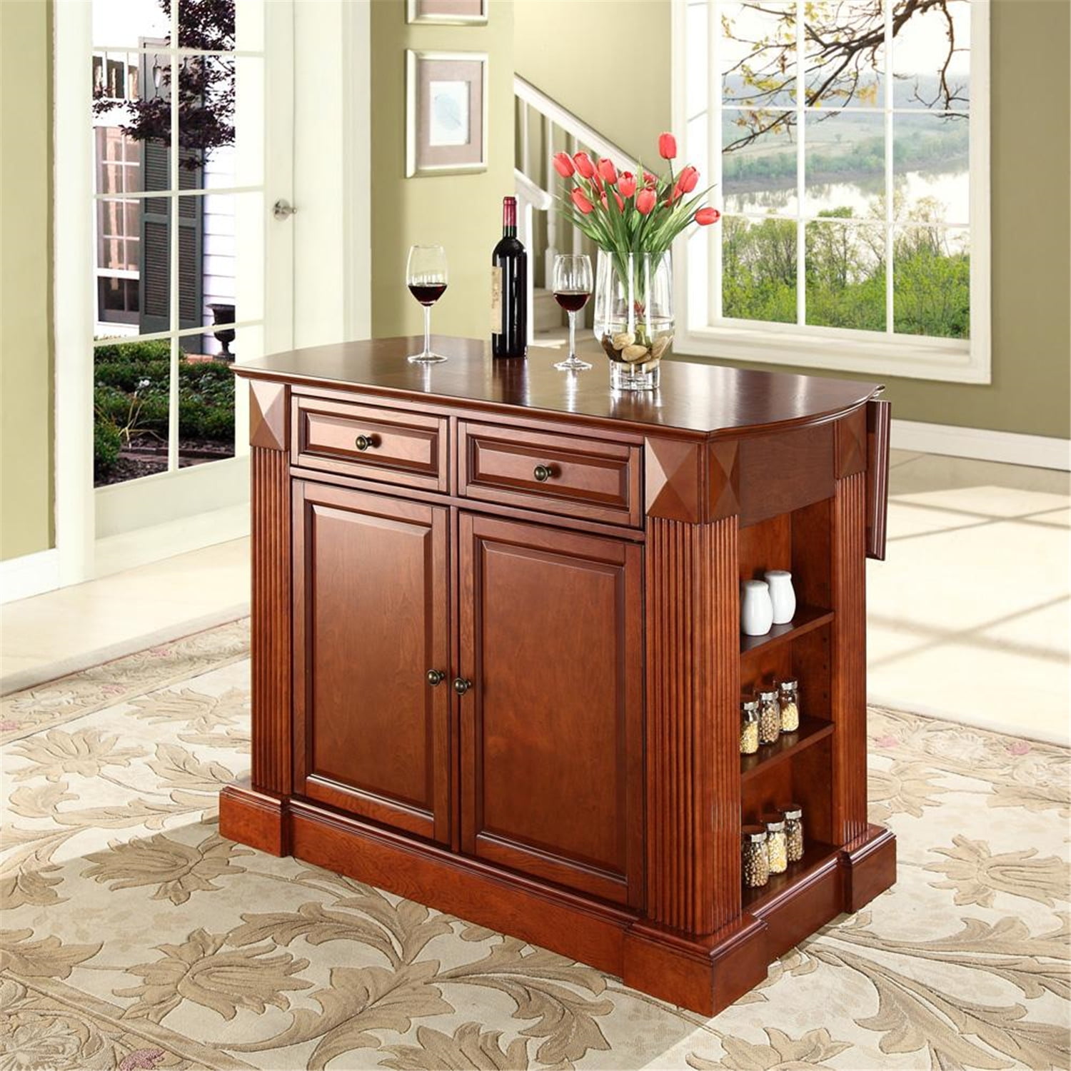 Crosley Furniture Drop Leaf Kitchen Island