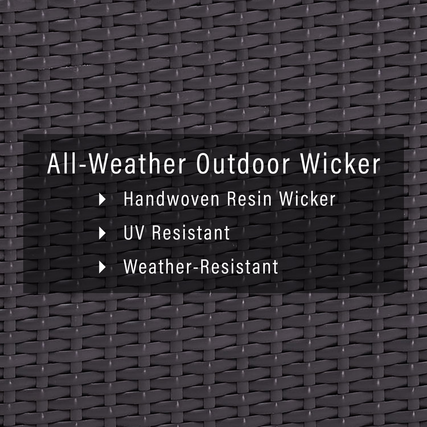 Biscayne 31'' Mist Cushion Resin Wicker Outdoor Ottoman