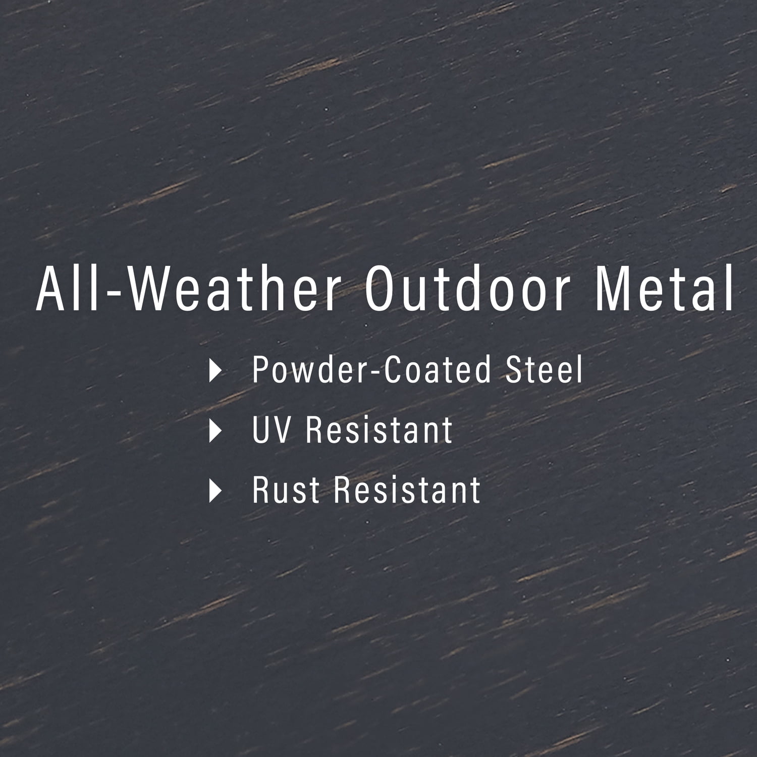 Kaplan Outdoor Steel Chairs with Oatmeal Cushions, 2-Piece Set