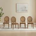 thumbnail image 1 of Crosley Furniture Katia 4-Piece Cane-Back Dining Chair Set in Driftwood, 1 of 10