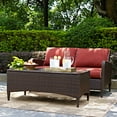 Crosley Furniture Kiawah 2 Piece Outdoor Wicker Seating Set