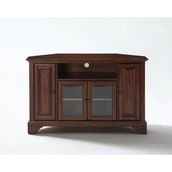 LAFAYETTE 48" CORNER TV STAND IN VINTAGE MAHOGANY FINISH