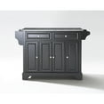 thumbnail image 1 of Crosley Furniture Lafayette Granite Top Full Size Kitchen Island/Cart Black/Gray, 1 of 6