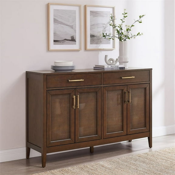 Crosley Furniture Milo Modern Sideboard Buffet Cabinet with Storage Cabinets and Drawers, Kitchen, Dining