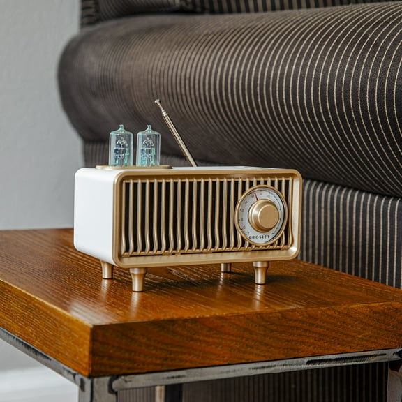 Crosley Milton Radio In White Sand