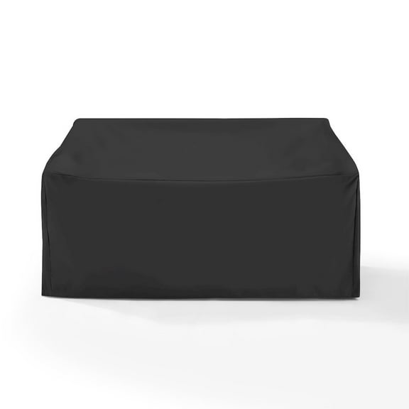 Crosley Furniture Outdoor Loveseat Furniture Cover in Black