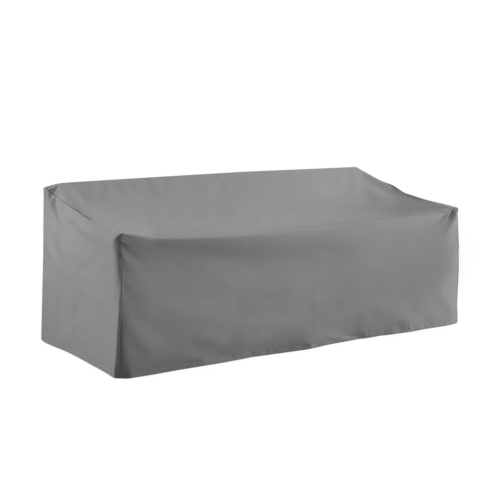 Crosley Furniture Outdoor Polyester Fabric Sofa Cover in Gray