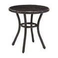 thumbnail image 1 of Crosley Palm Harbor Outdoor Wicker Round Side Table, 1 of 6