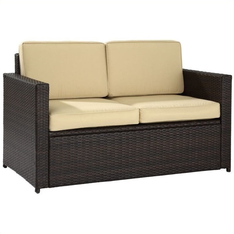 Crosley Furniture Palm Harbor Outdoor Wicker Loveseat