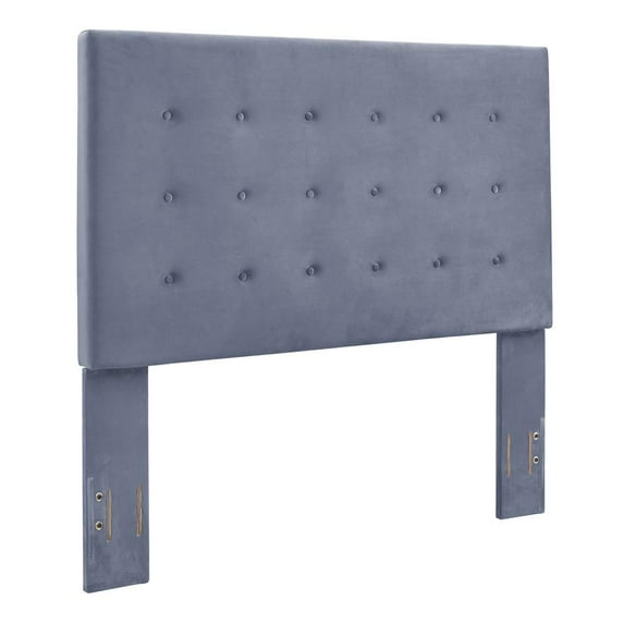 Crosley Furniture Reston Upholstered Full/Queen Headboard in Cornflower