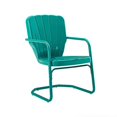 thumbnail image 1 of Crosley Furniture Ridgeland Metal Patio Chair in Turquoise (Set of 2), 1 of 13