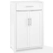 Crosley Furniture Savannah White Storage Cabinet