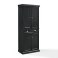 thumbnail image 1 of Crosley Furniture Seaside Coastal Pantry Storage Cabinet with Shelves, Kitchen, Dining, or Laundry Room, 1 of 21