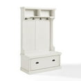 thumbnail image 1 of Crosley Furniture Seaside Hall Tree with Shoe Rack Bench and Coat Hooks for Hanging Storage, 1 of 9