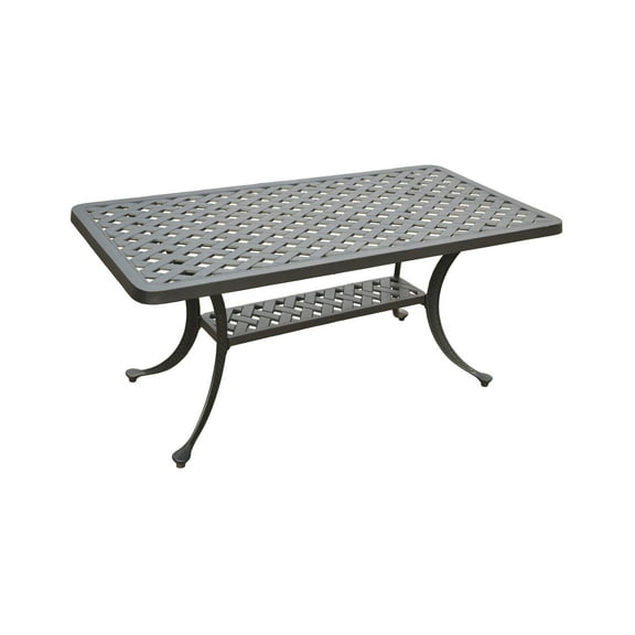 Crosley Furniture Sedona Rectangluar Coffee Table in Black