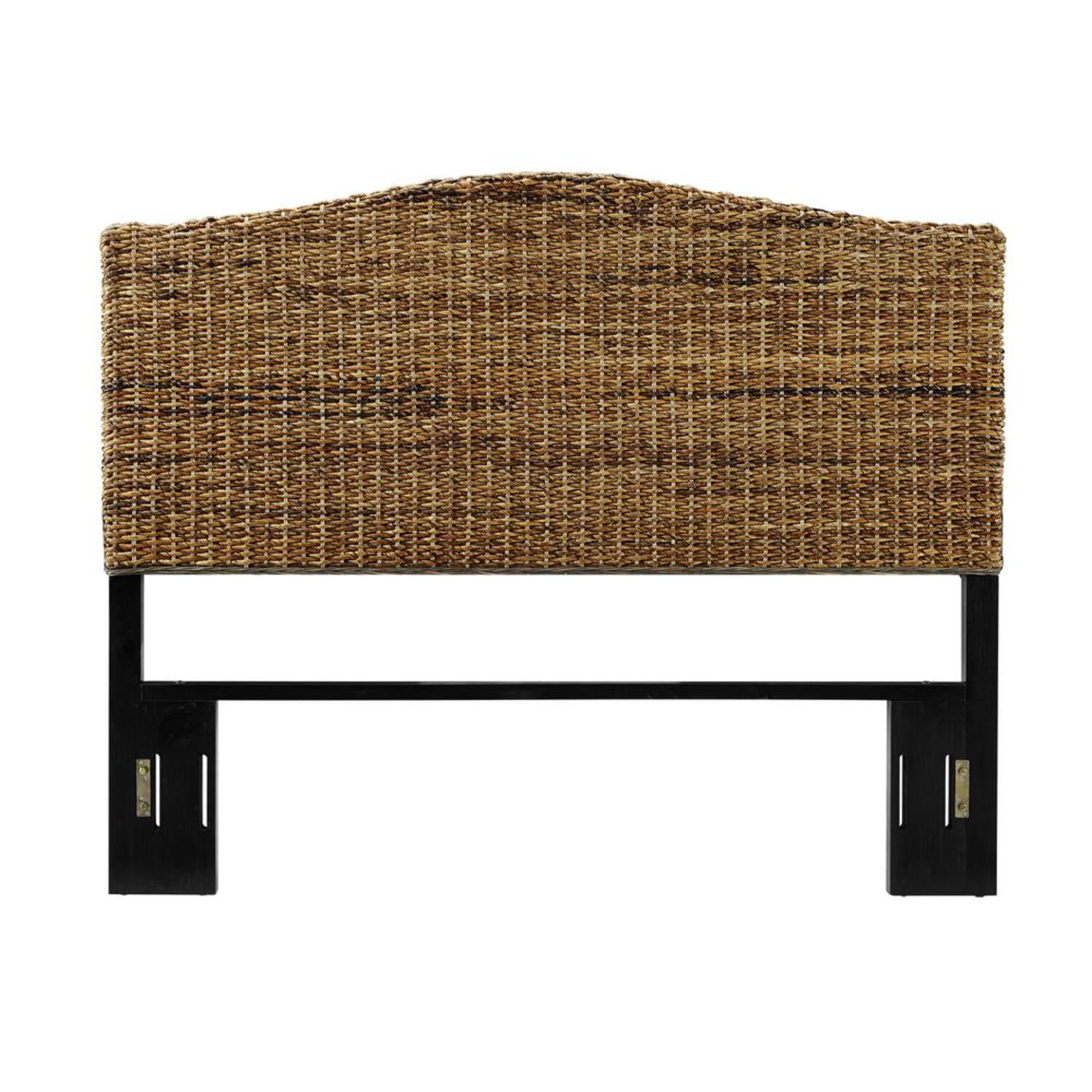 Serena Queen Natural Banana Leaf Woven Headboard