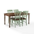 thumbnail image 1 of Crosley Furniture Shelby 5-Piece Traditional Dining Table Set for 4, Dinner Tables with Kitchen Chairs, 1 of 2