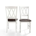 thumbnail image 1 of Crosley Furniture Shelby Traditional Wood X-Back Dining Room Chairs Set of 2, Kitchen Chair, 1 of 8