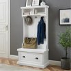 Crosley Seaside Hall Tree - Attaccapanni Con Panchina E Cassetti