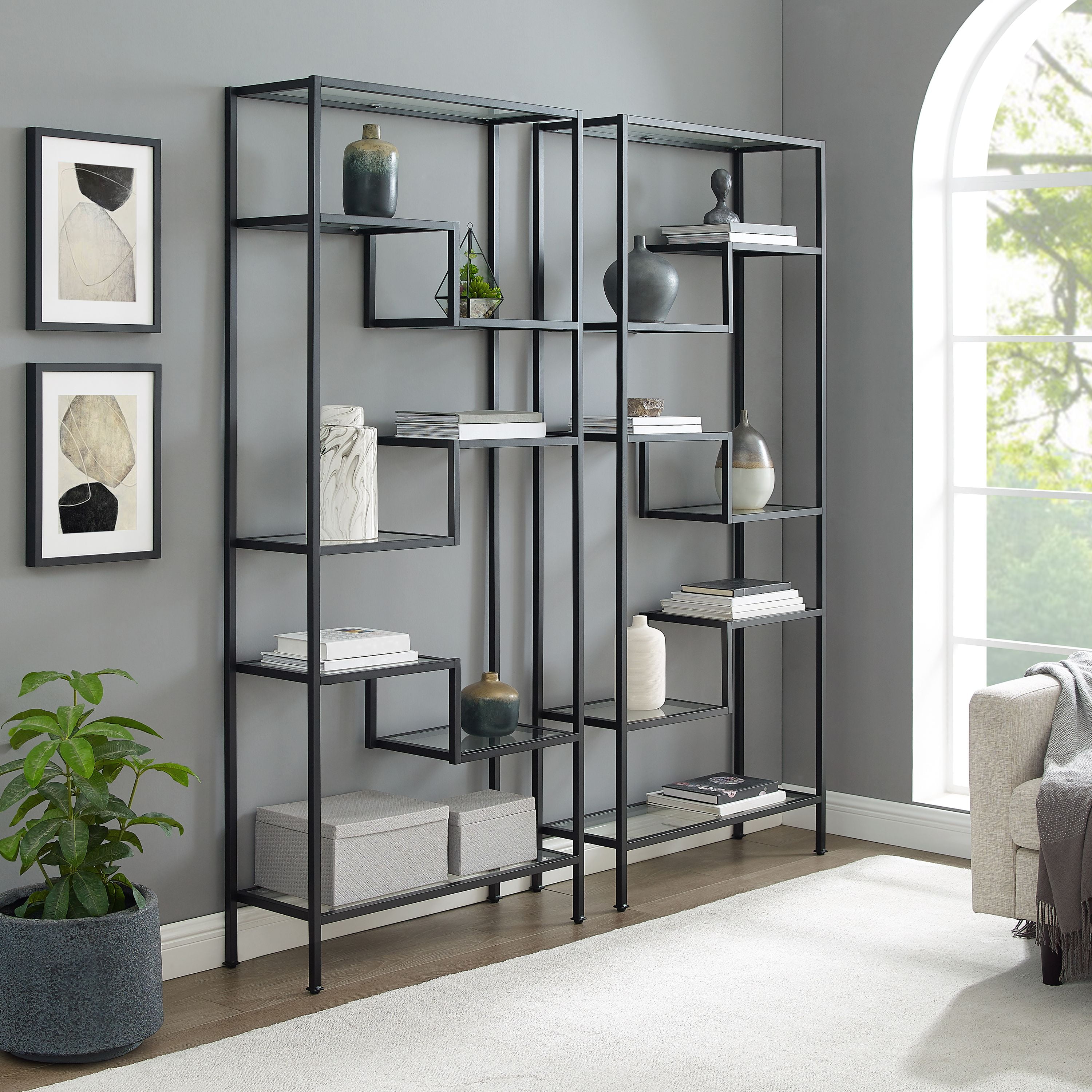 Crosley Furniture Sloane 2Pc Etagere Set