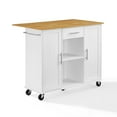 thumbnail image 1 of Crosley Furniture Stella Kitchen Cart In White, 1 of 20