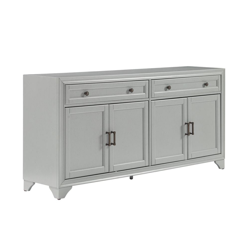 Tara Distressed Gray 61'' MDF Wood Sideboard