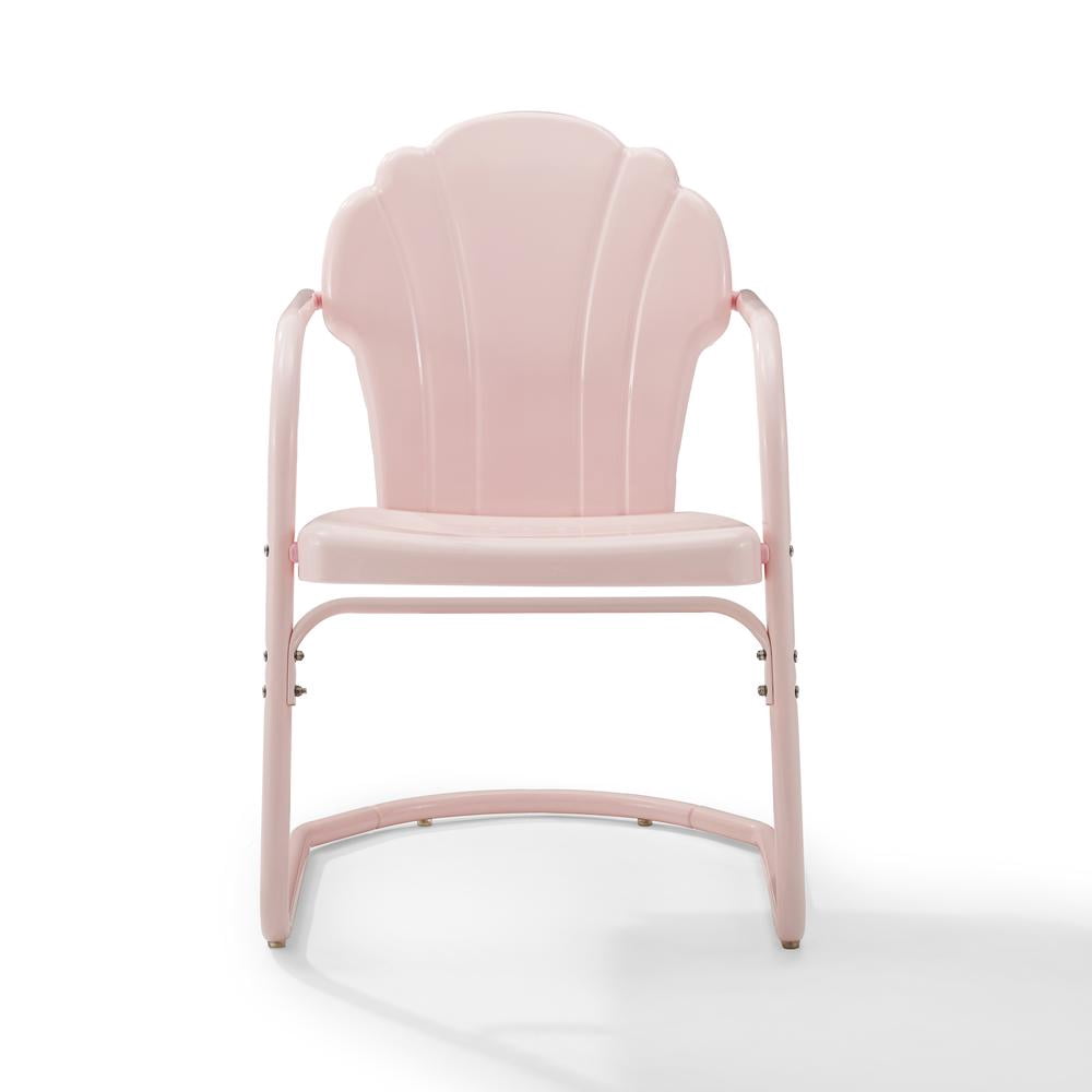 Crosley Furniture Tulip 2Pc Outdoor Metal Armchair Set Pink - 2 Chairs