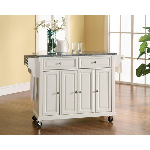 Crosley Furniture Full Size Granite Top Kitchen Cart