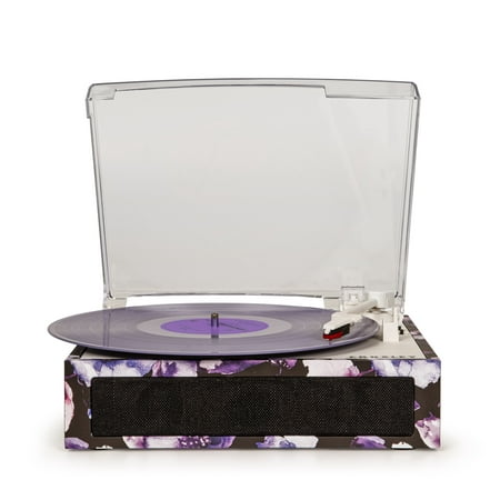 Crosley Fusion Turntable Vinyl Record Player with Speakers, Wireless Bluetooth, and Record Carrying Case - Audio Turntables