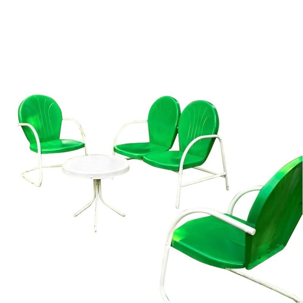 Griffith Green Metal 4-Piece Outdoor Conversation Set