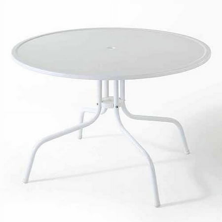 Crosley Griffith 40" Metal Dining Table in White