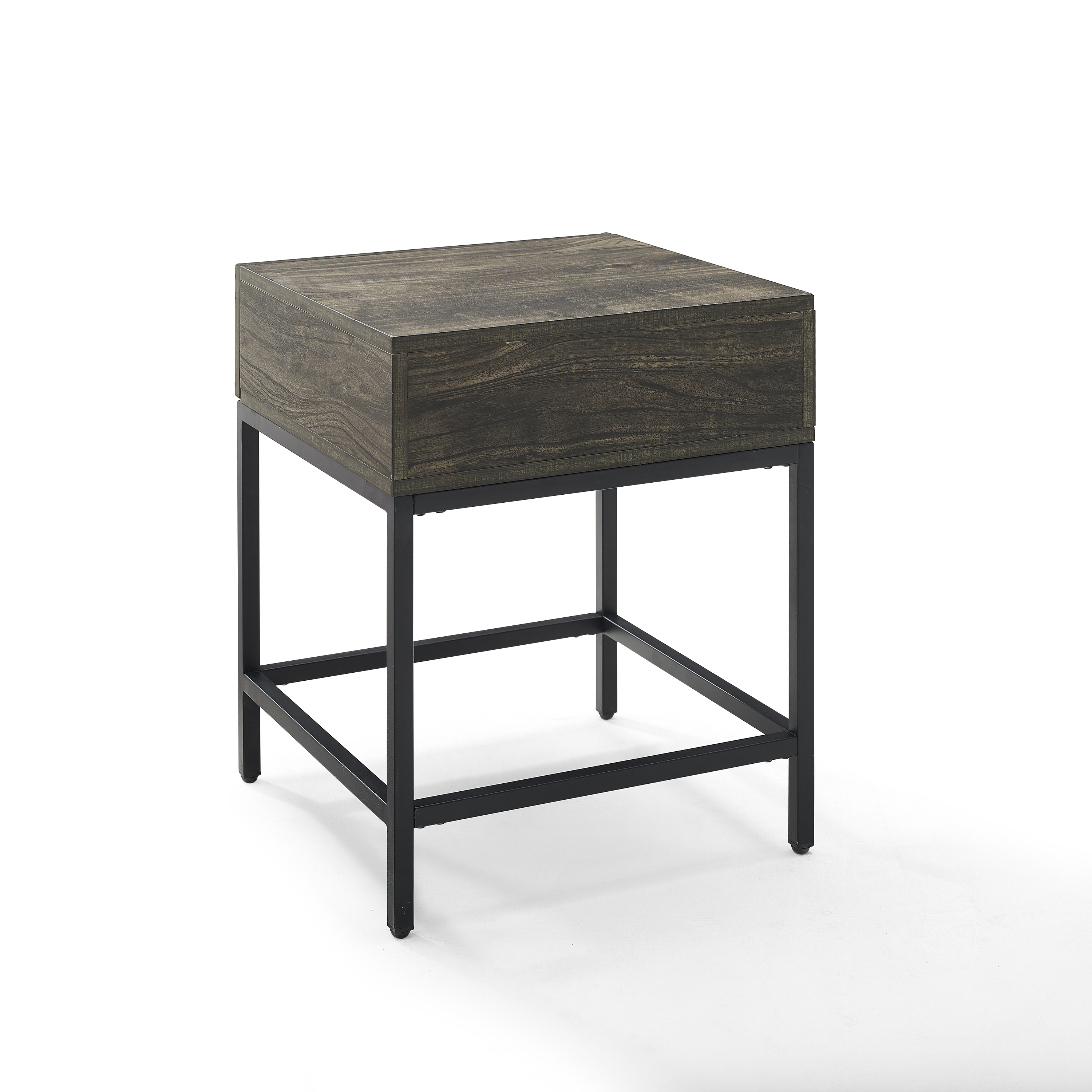 Crosley Jacobsen 1 Drawer End Table in Brown Ash - image 1 of 12