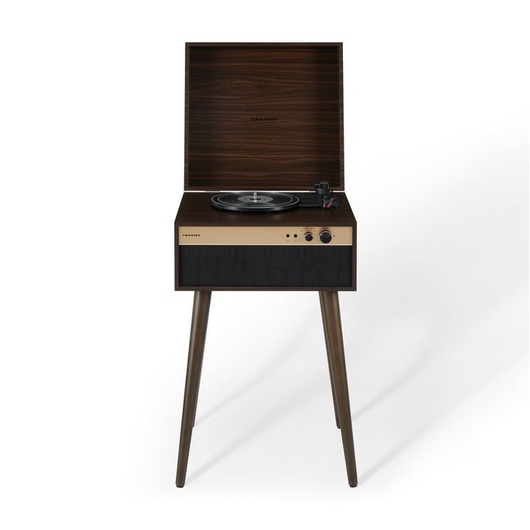 Crosley Jasper Vinyl Record Player with Speakers and Wireless