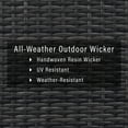 thumbnail image 1 of Beaufort 3-Piece Outdoor Wicker Seating Set with Mist Cushion, 2 Outdoor Wicker Chairs and Coffee Table, 1 of 3
