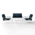 thumbnail image 1 of Crosley Kaplan 6Pc Outdoor Conversation Set- Loveseat, 2 Chairs, 2 Side Tables, Coffee Table, 1 of 6