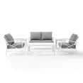 thumbnail image 1 of Crosley Kaplan 6Pc Outdoor Conversation Set- Loveseat, 2 Chairs, 2 Side Tables, Coffee Table, 1 of 6