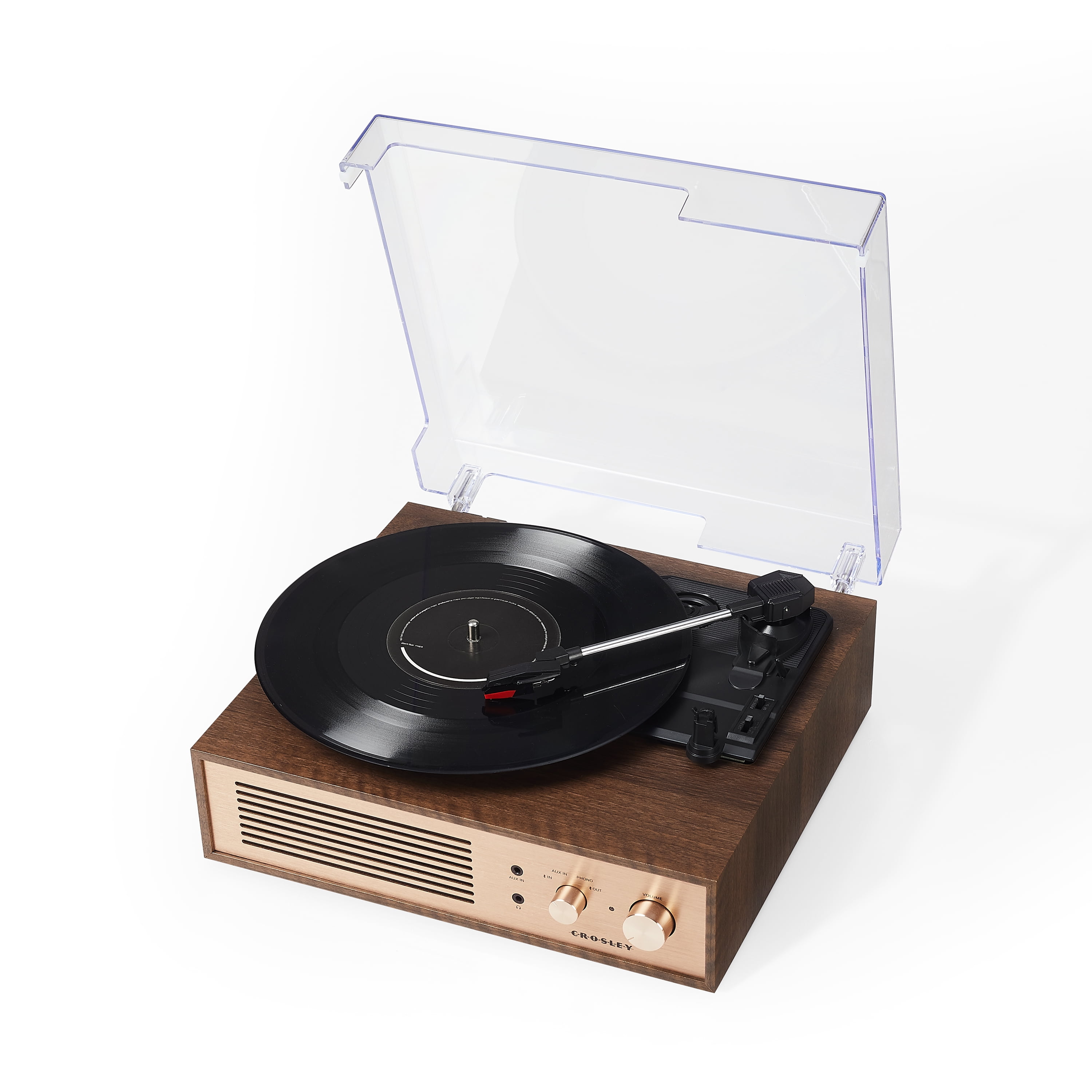 Crosley Miles Record Player with Speakers and Wireless Bluetooth - Audio Turntables