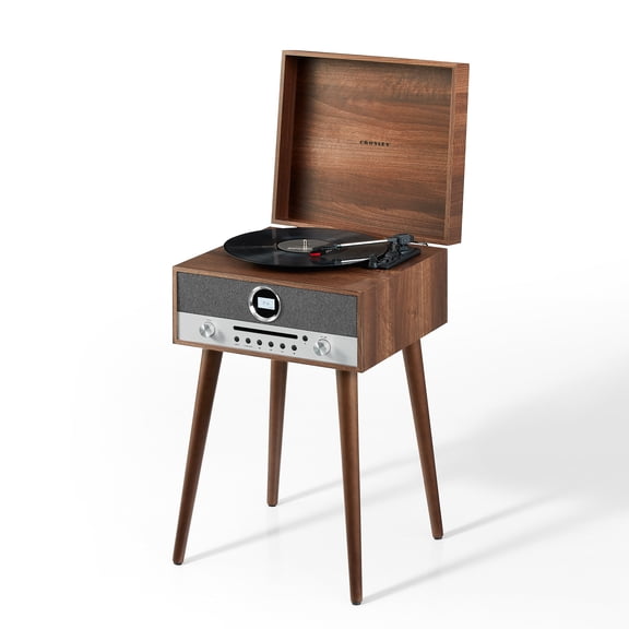 Crosley Nash 7-in-1 Record Player with Wireless Bluetooth - Audio Turntables