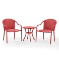 thumbnail image 1 of Crosley Palm Harbor Outdoor Wicker Cafe Seating Set, 3-Piece, 1 of 11