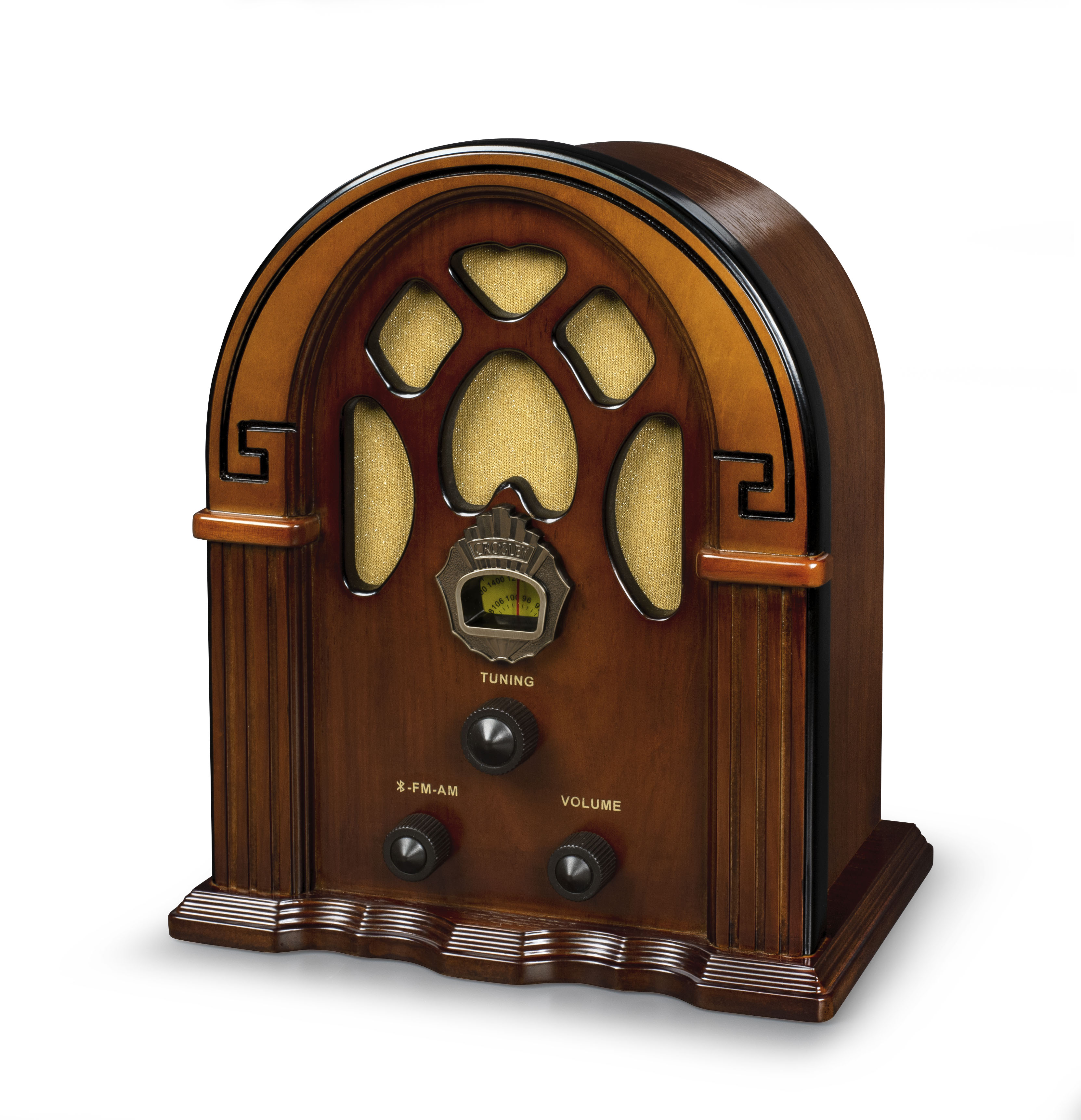 Crosley Portable AM/FM Radio, Walnut, CR31D-WA - image 1 of 8