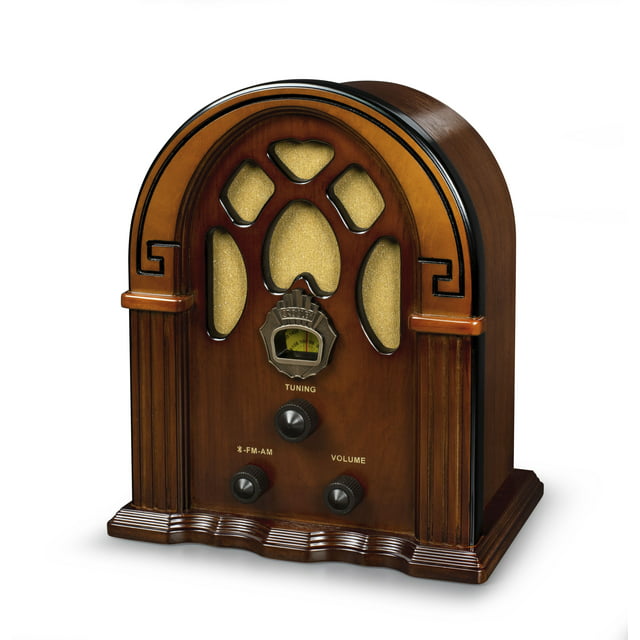 Crosley Portable AM/FM Radio, Walnut, CR31D-WA